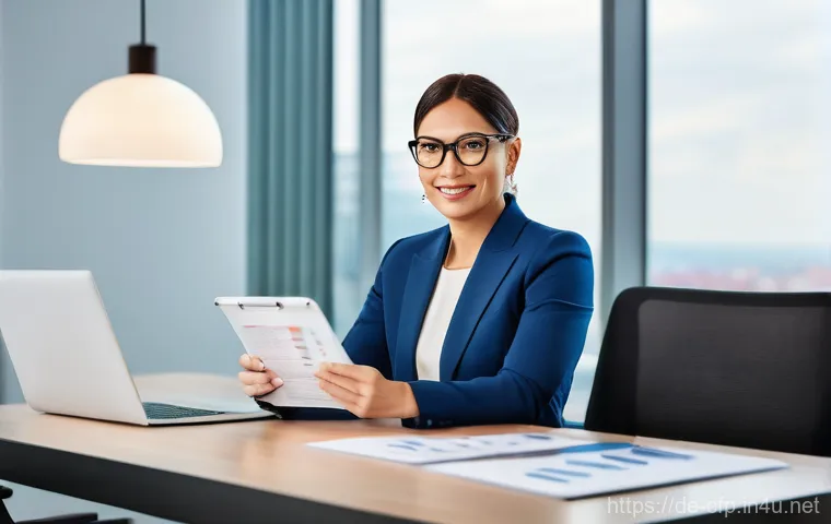CFP 관련 자주 묻는 질문 FAQ - **Prompt:** "A professional Certified Financial Planner (CFP) advisor, a woman in her late 30s with ...